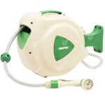 Geepas 10meter 1/2" Auto Water Hose Reel With Level Track GWH59057