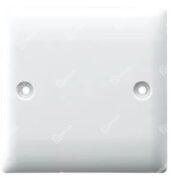 RR 1 Gang Blank plate White W7009