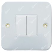 RR 10A 2 Gang 2 Way Metal Clad Switch W1005-MC