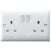Twin Switched Socket