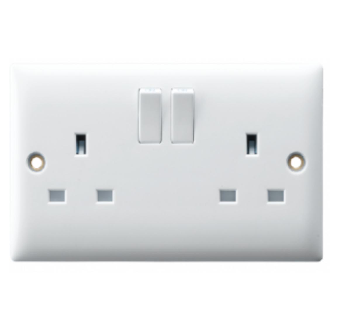 RR 13A Twin Switched Socket Outlet W3002