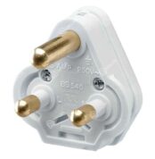 RR 15A 3Pins Unfused Round Plugtop - W9001