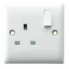 RR 15A Single Switched Socket Outlet W3005
