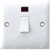 RR 20A 1 Gang D.P wall Switch With Neon W1012