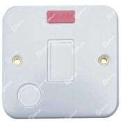 RR 20A 1 Gang Metal Clad D.P Switch with Neon W1012-MC