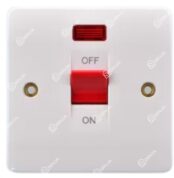 RR 45A D.P 1-Gang Switch With Neon W1015