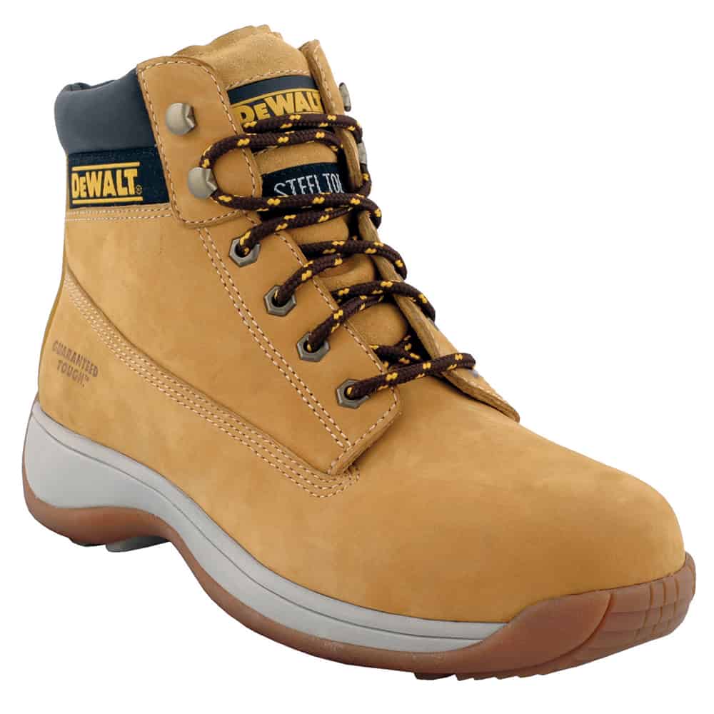 Dewalt Full Grain Leather Apprentice Safety Shoes Honey