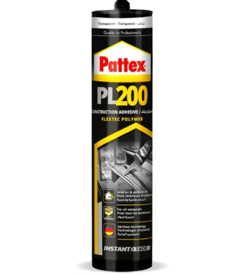 Pattex Montage Polymer Adhesive, Flextec, 12 Pcs/Pack PL-200