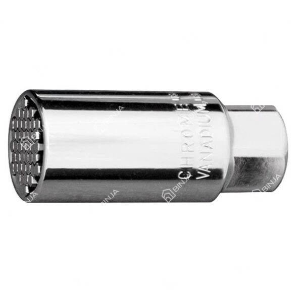 GROSS Multi size drive socket, 3/8Inch, 6-21mm, CrV, chrome plated - 13191