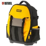Tool backpack, 77 pockets, plastic bottom, portable organiser, 14 3/8" x 8" x 18 1/2"// Denzel 7790270