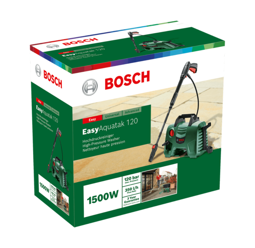 Bosch EasyAquatak 120 High Pressure Washer (1500W) BINJA