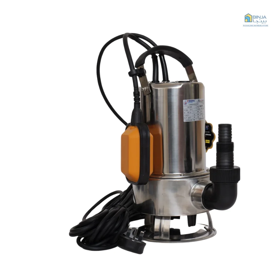 Vespa 1HP Stainless Steel Casting Submersible Sewage Pump SS100