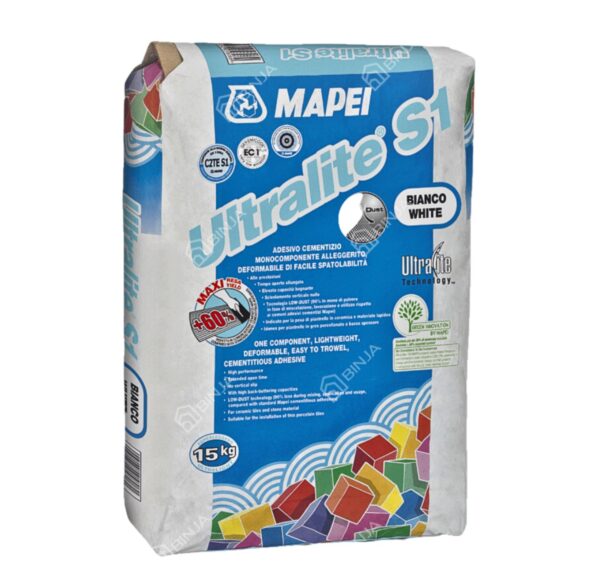Mapei Ultralite S1 Cement Based Adhesive