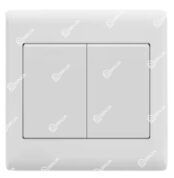 V.max 2 gange 2 way switches, V1-004, Ivory white