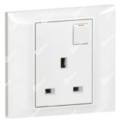 LEGRAND 617641 Belanko Switch Socket 1Gang 3PIN 13A white