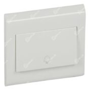 Legrand Belanko 4A Bell Push Switch Large Rocker White