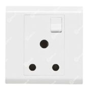 Legrand Belanko White 15A Switch Socket 617051 , UK Standard Single Pole, 1 Gang