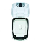 MK Master seal Compact 86401 Grey 10A 1 Gang 2 Way Switch IP66