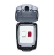 Mk Electric Masterseal Compact 1 Gang Weather Proof Water Heater Switch