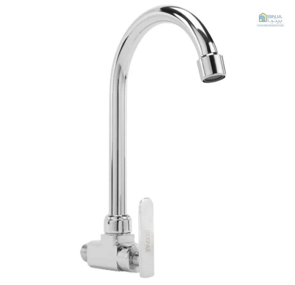 Geepas Wall Mounted Sink Tap GSW61139
