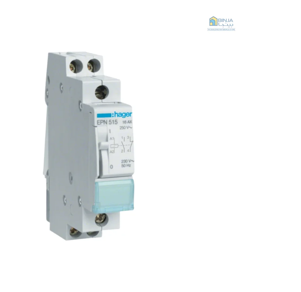 Hager Contactor Latching relay 1NC+1NO 230V EPN515