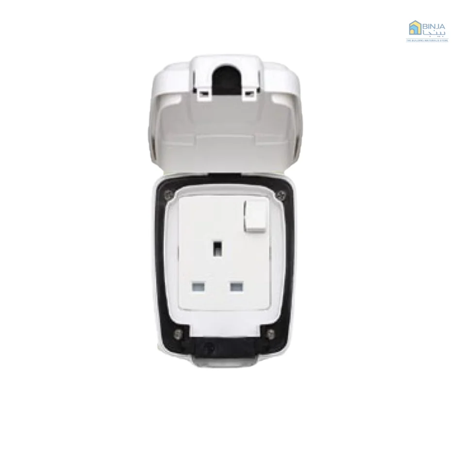 MK Essentials 13A 1G Switched Socket Outlet 86486GRY