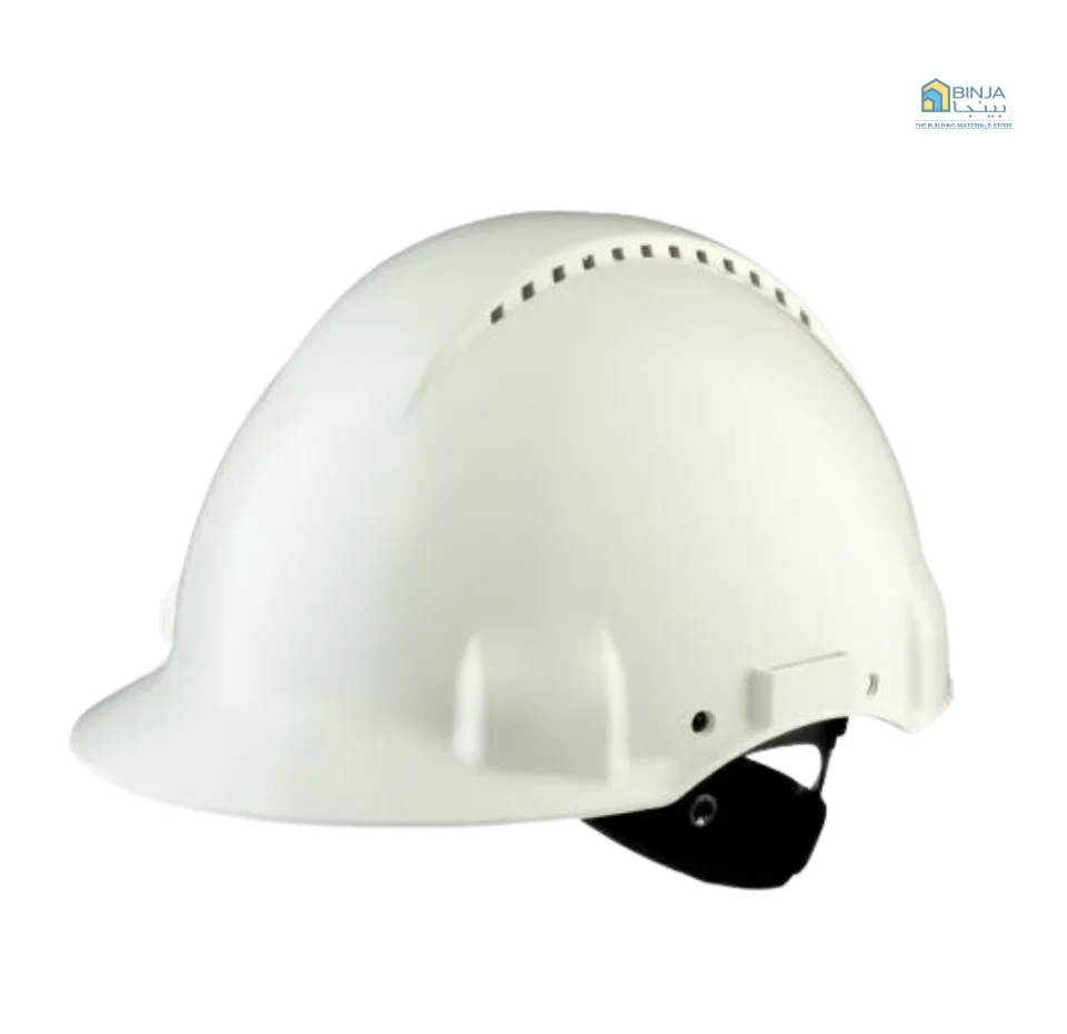 3M™ Hard Hat Uvicator Ratchet Ventilated Plastic Sweatband WhiteG3000NUV-VI
