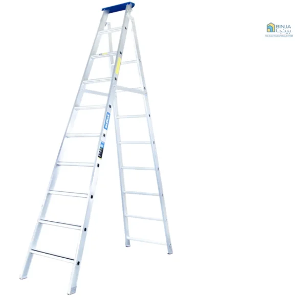 Gazelle 10ft Aluminium Dual Purpose Step Ladder (3m) 150kg Load Capacity G511O