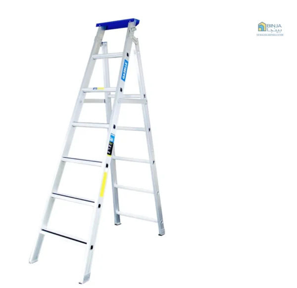 Gazelle 7ft Aluminium Dual Purpose Step Ladder (2.1m) 150kg Load Capacity shop G5107
