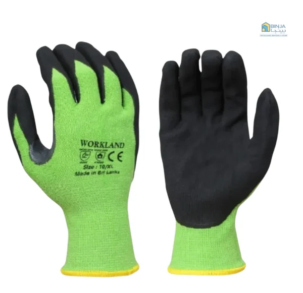 Workland Cut-5 Resistant Gloves With Nitrile Foam Coating AGT