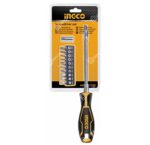 Ingco 12Pcs Flexible Shaft Screwdriver Set AKSDFL1208FL1208