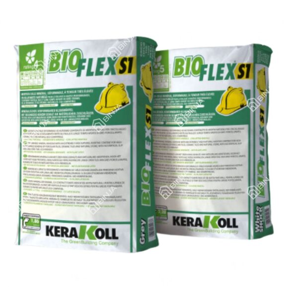 Kerakoll Bio Flex For Porcelain Tiles, Ceramic Tiles And Natural Stone