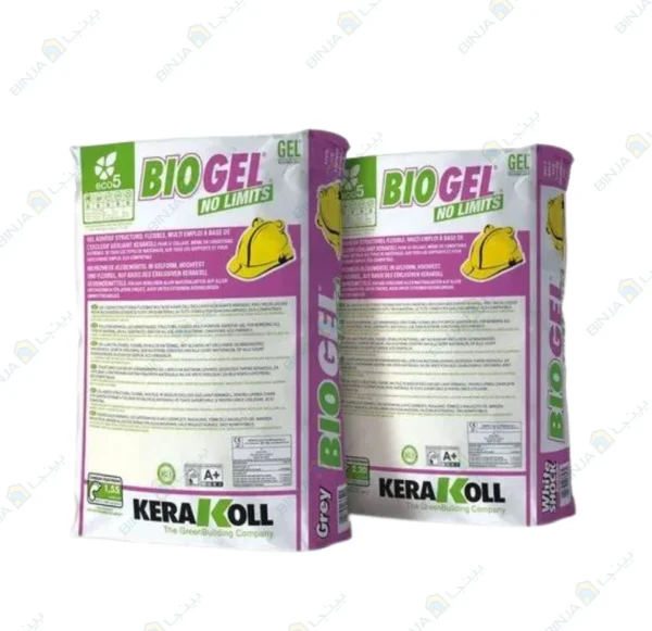 Kerakoll Biogel No Limits 25Kg Gel Adhesives For Ceramic, Porcelain Tiles And Natural Stone WHITE