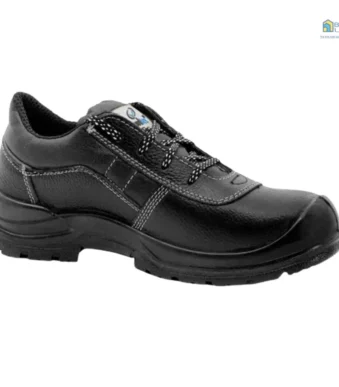 Vaultex NMS Leather Black Safety Shoes