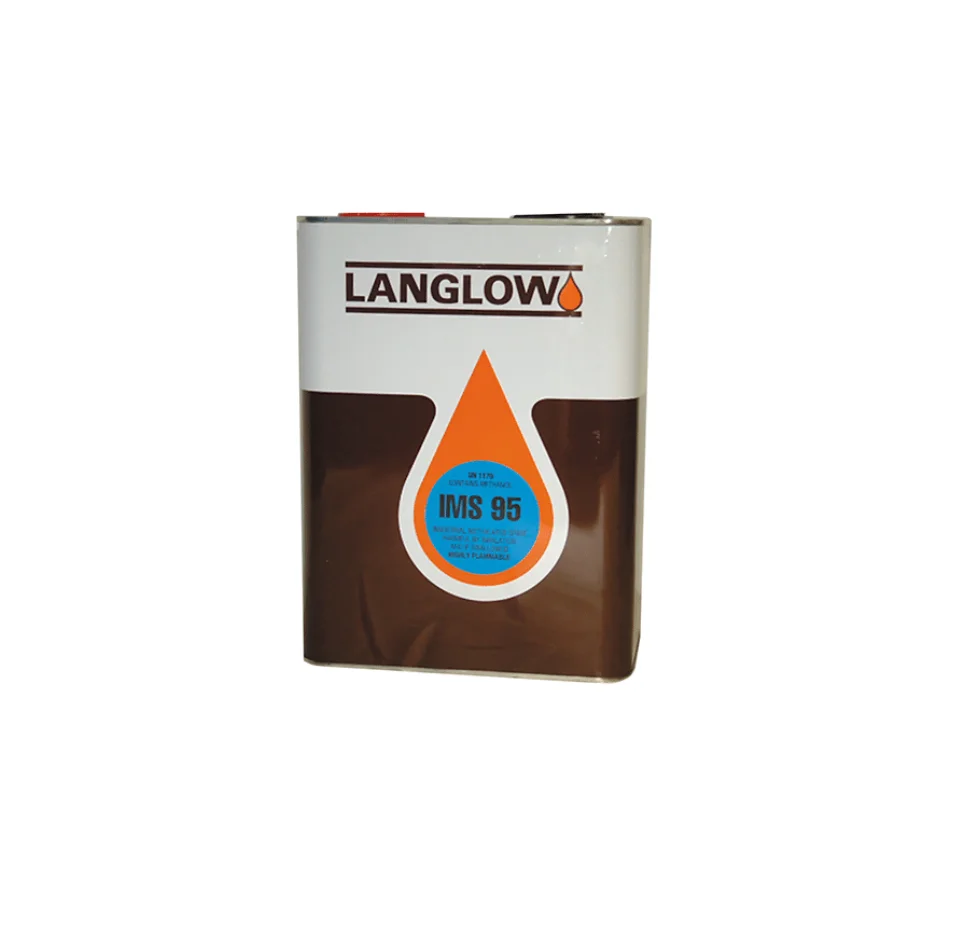 Langlow 1L Industrial De-natured Ethanol (IMS 95) For Glass, Ceramic, Plastics