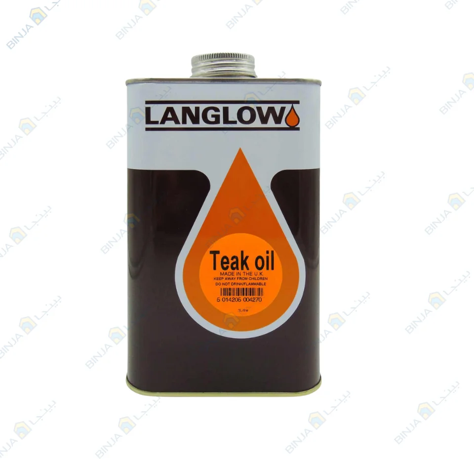Langlow 1L Teak Oil Wood Treatment For Furniture