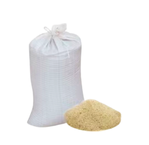 White Sandbags for flood protection water barrier