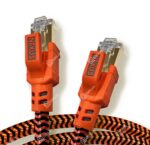 Nexus CAT8 SFTP Ethernet Cable(2m) Full Copper, High-Speed 40Gbps, 2000MHZ, RJ45 Bralded and Shielded Patch Card