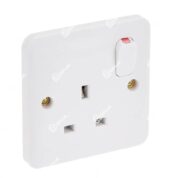 Snowlite 13A 1 Gang Switched Socket