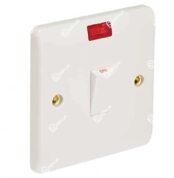 Snowlite 20A 1 Gang Double Pole Switch With Neon SN 324