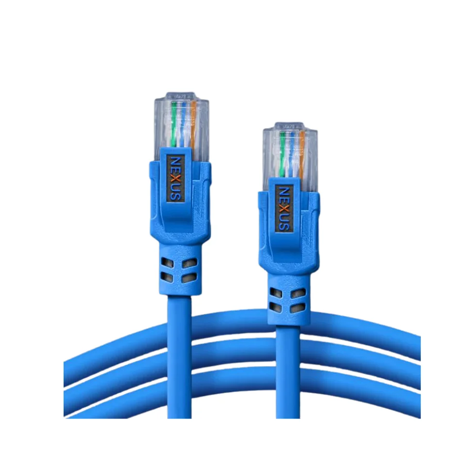 Nexus CAT6 UTP(2m) Ethernet Cable-Full Copper, 23AWG, High-Speed 10Gbps, 250MHZ, RJ45 Patch Cord
