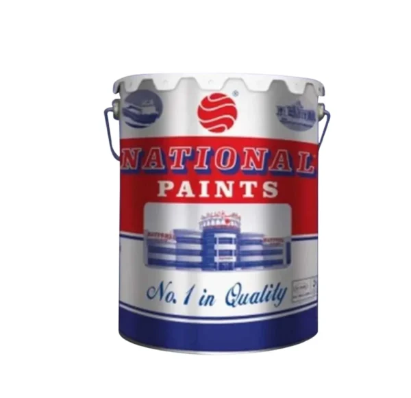 National Paints 18L Black Color Water Based Plastic Emulsion 890