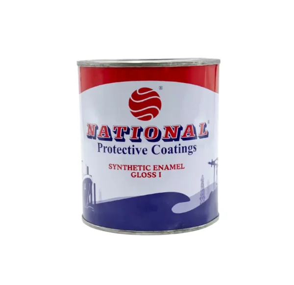 National Oil Based Paints Synthetic Enamel 293 Silver Grey 1L