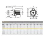 Davey 1HP HM90-08 Single phase Multistage Pump