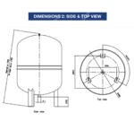 Reflex 100L REFLEX DC 100 BU 104B R1 Pressure Tank (2)