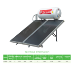 Zenith Solar Water Heater 300L ZT300S