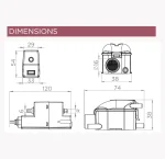 SFA Sanicondens Clim Mini Condensate Pump for Mini-Split & Wall AC Units2