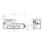 Saniflo Sanicondens Best Flat 2-in-1 Condensate Neutraliser & Pump - Image 3